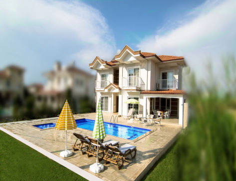 Dalya Villa Kader , OZEL YUZME HAVUZLU MUHAFAZAKAR ETRAFI KAPALI VILLA